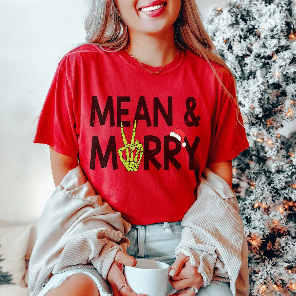 Mean & Merry Tee