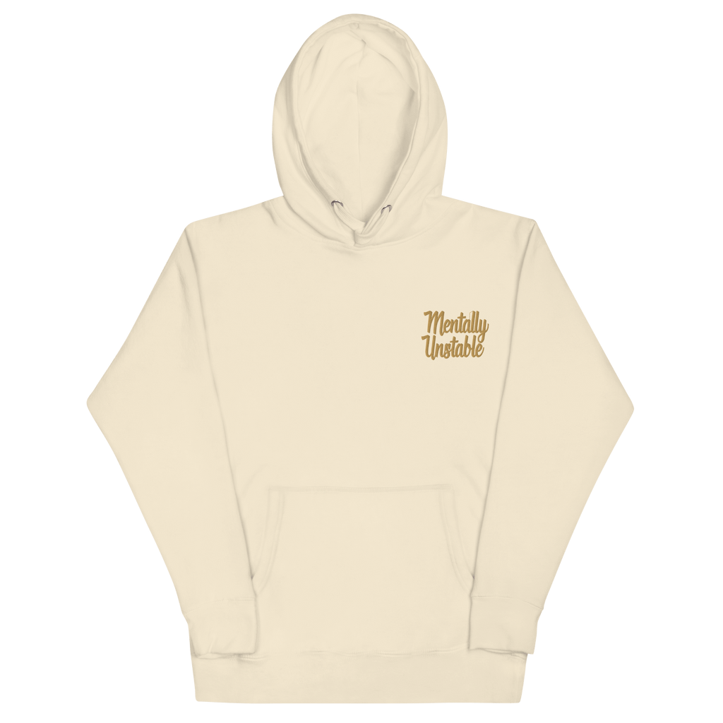 Mentally Unstable Embroidered Hoodie