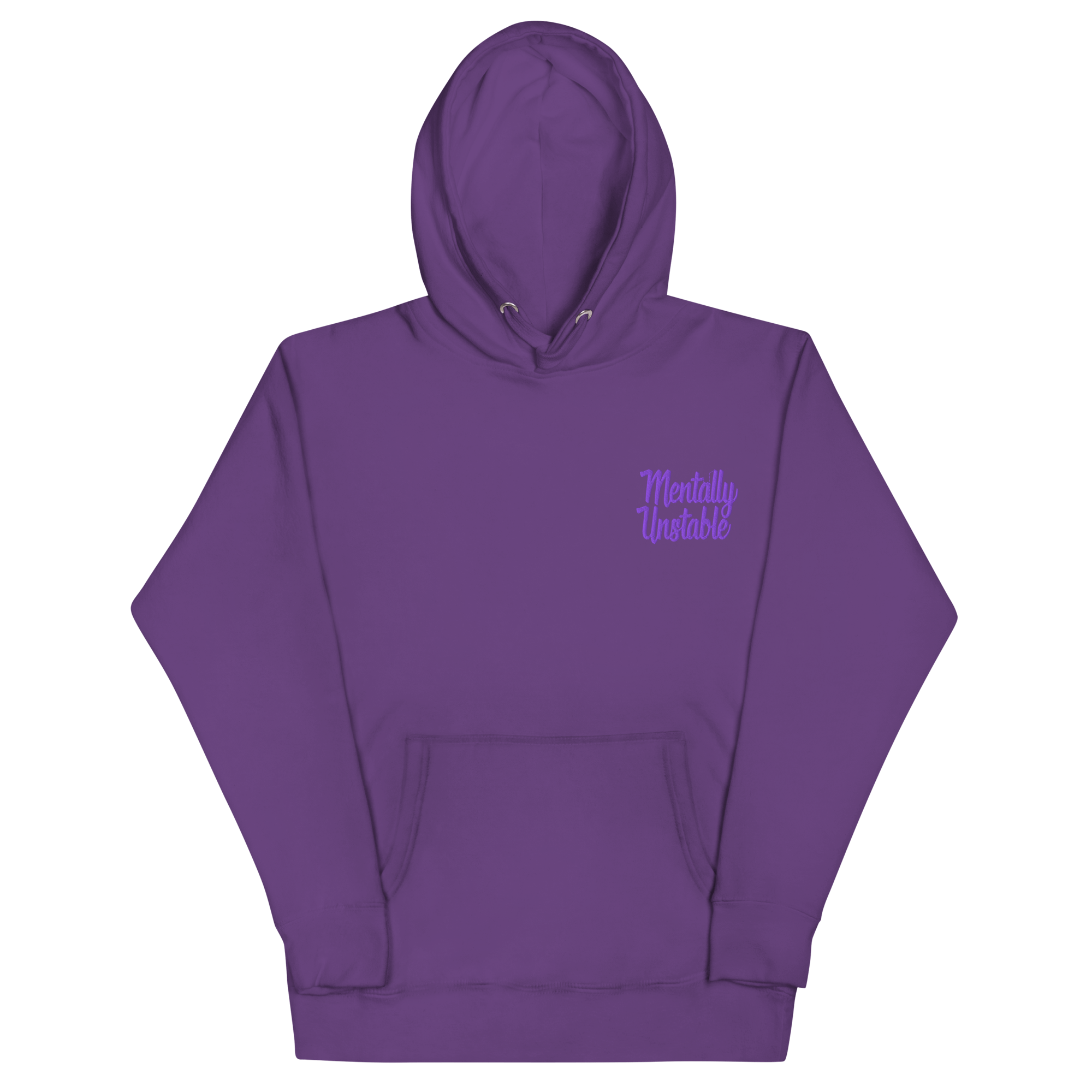 Mentally Unstable Embroidered Hoodie