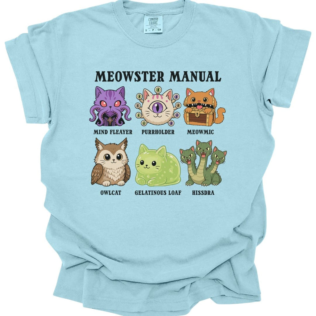 Meowster Manual T-Shirt - Comfort Colors