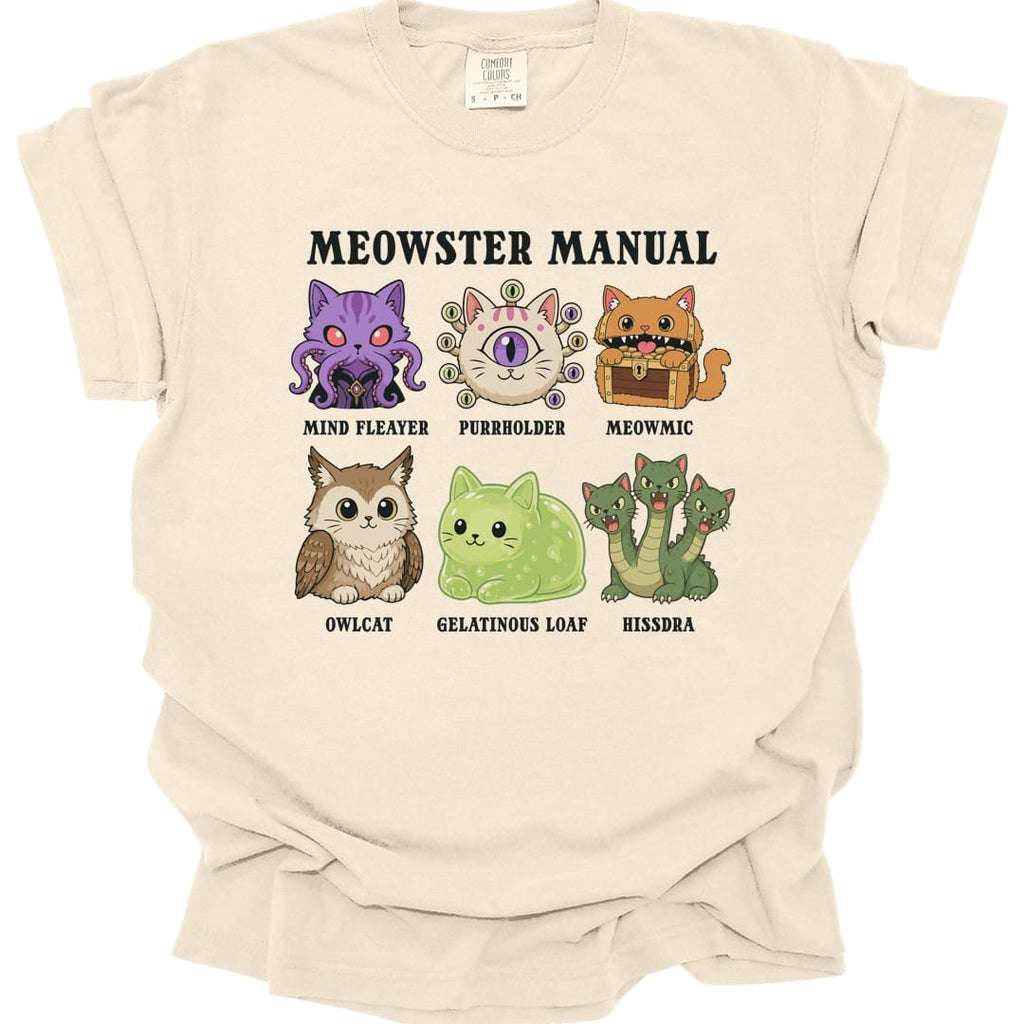 Meowster Manual T-Shirt - Comfort Colors