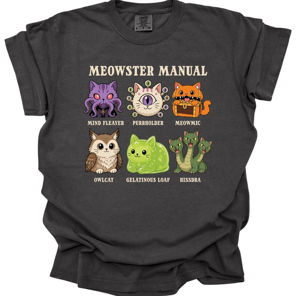 Meowster Manual T-Shirt - Comfort Colors