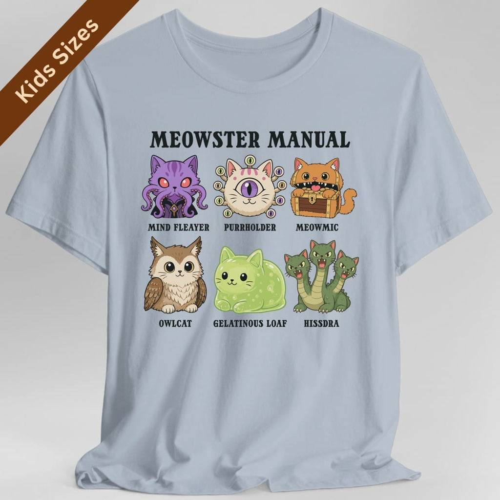 Meowster Manual Kids T-Shirt