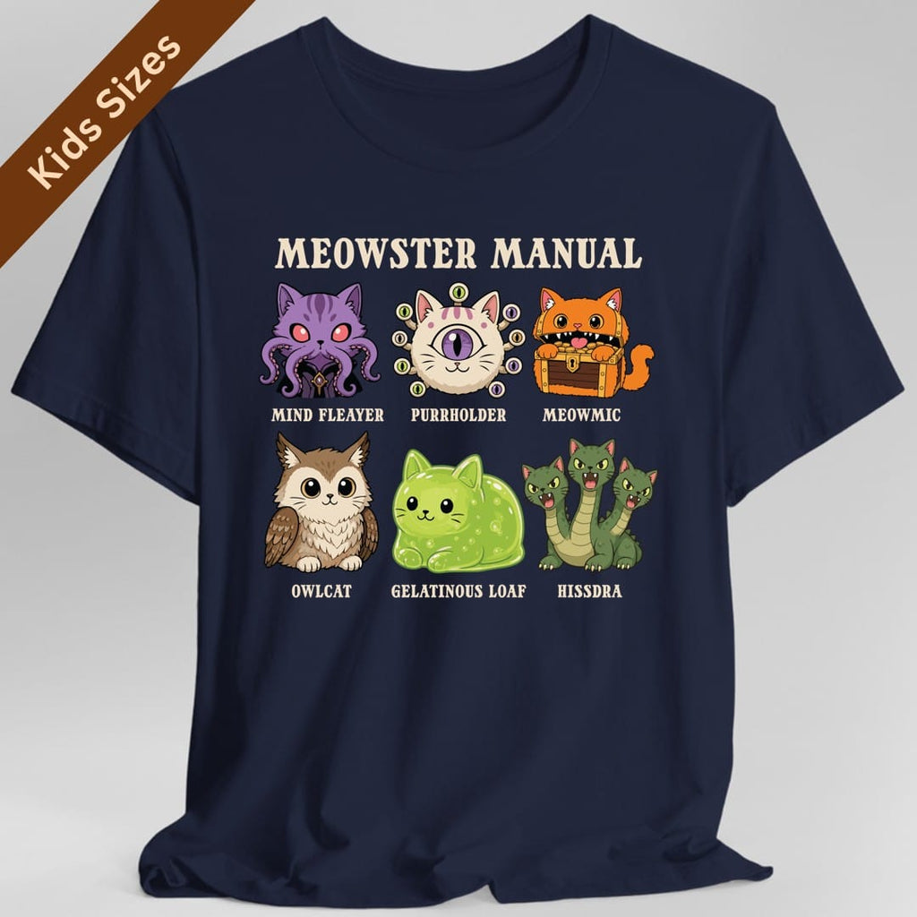 Meowster Manual Kids T-Shirt