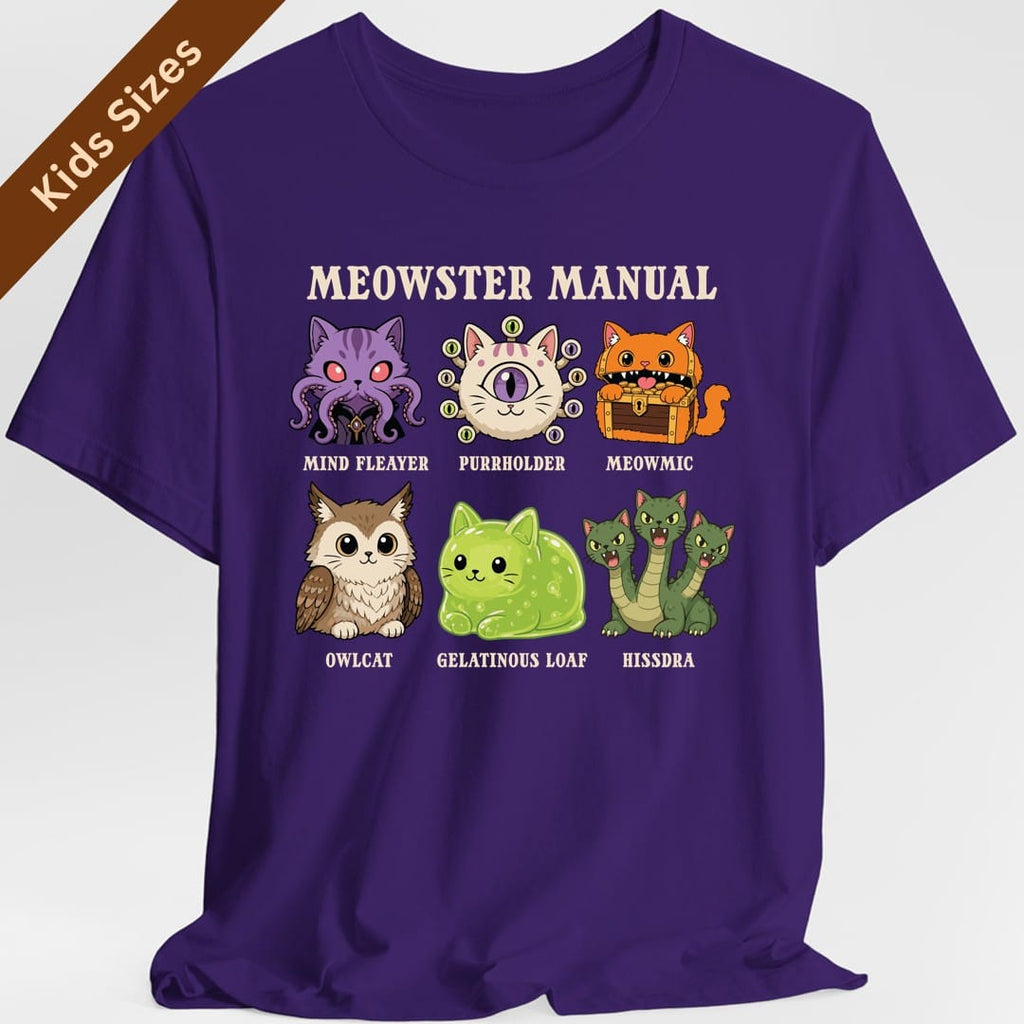 Meowster Manual Kids T-Shirt