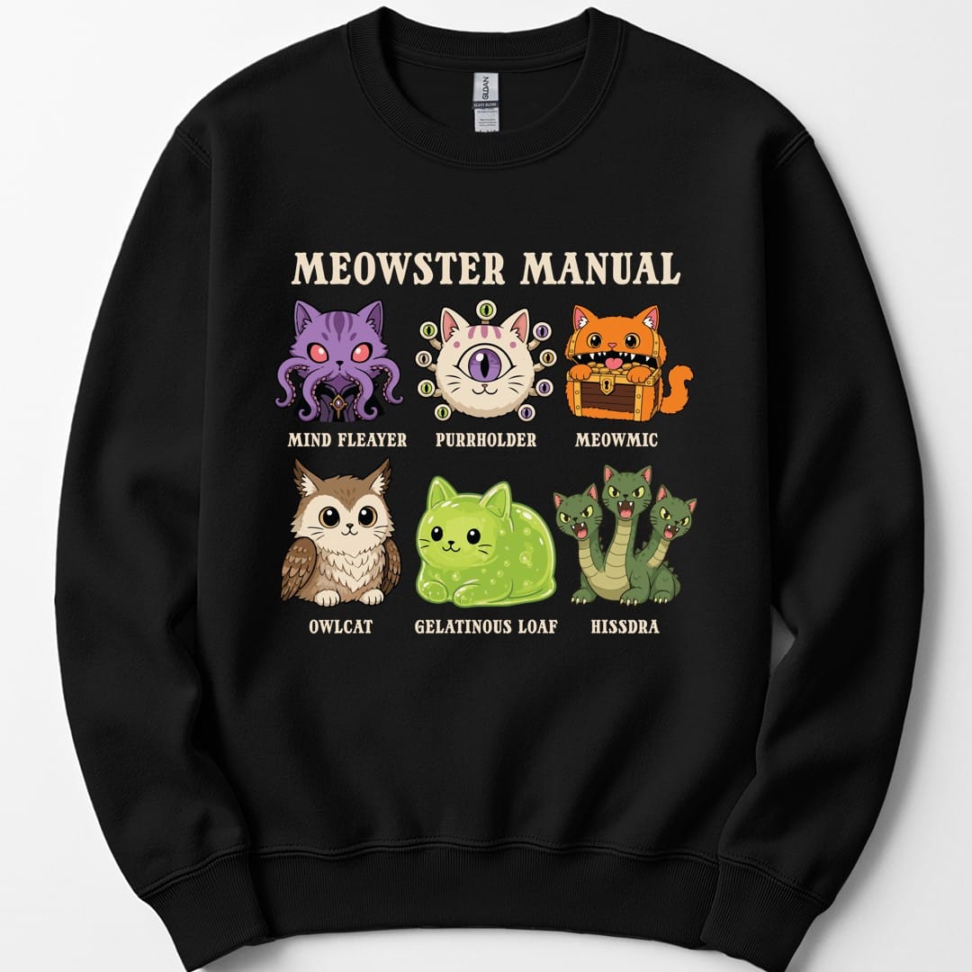 Meowster Manual Sweatshirt