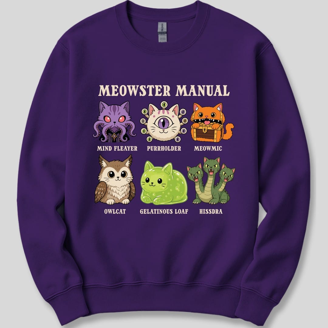 Meowster Manual Sweatshirt