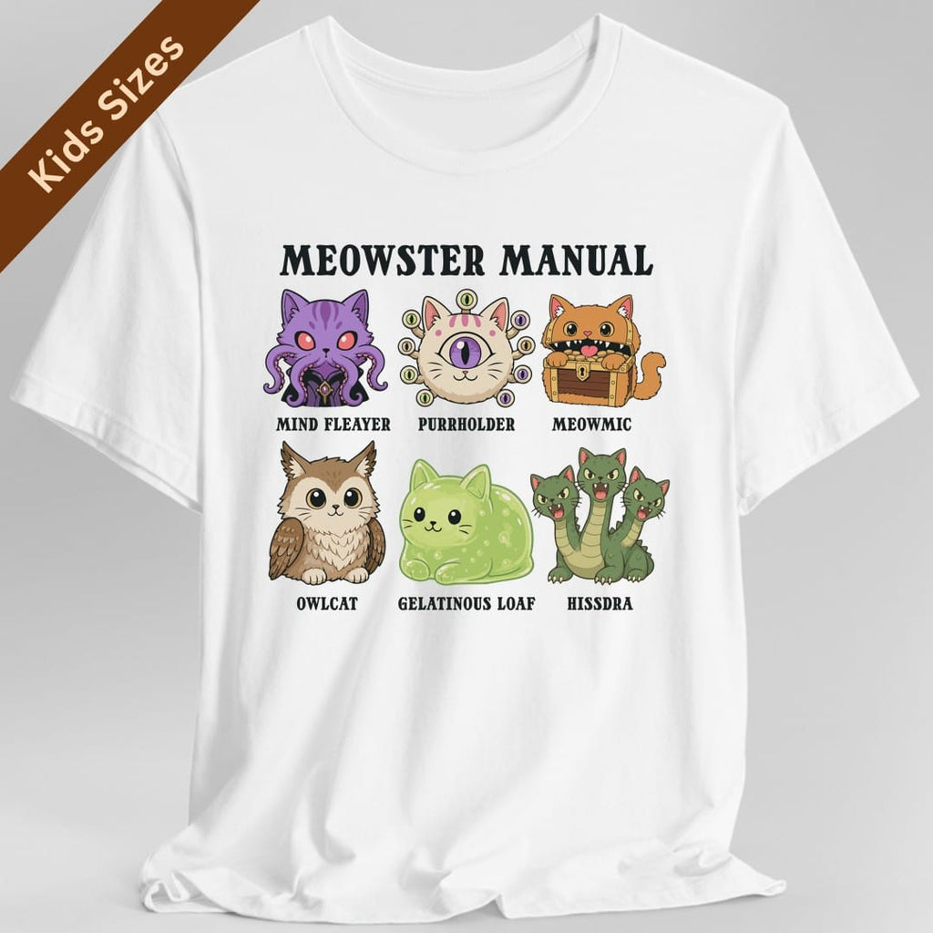 Meowster Manual Kids T-Shirt