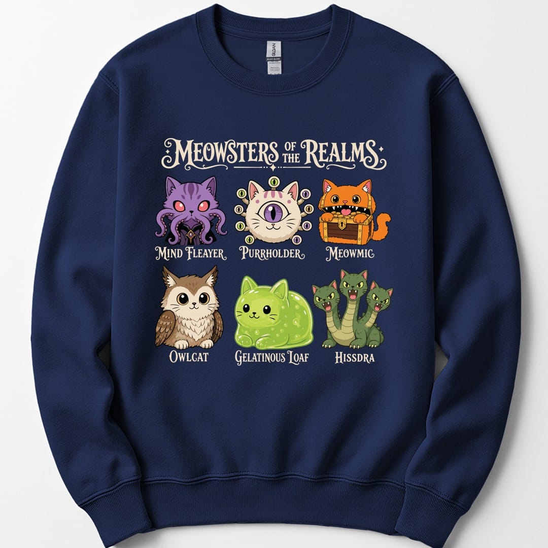 Meowsters of the Realms Sweatshirt