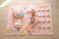 Personalized Baby Milestone Unicorn Blanket | Monthly Photo Keepsake