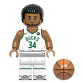 Letter Bro Giannis Antetokounmpo NBA Minifigure Building Toy Sports Icons
