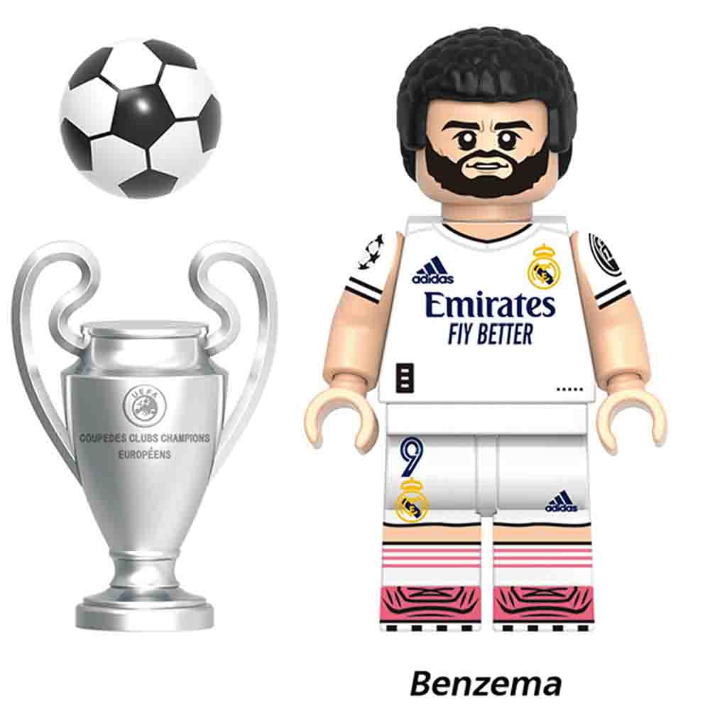 Karim Benzema Minifigure Sports Soccer Icons World Cup Football