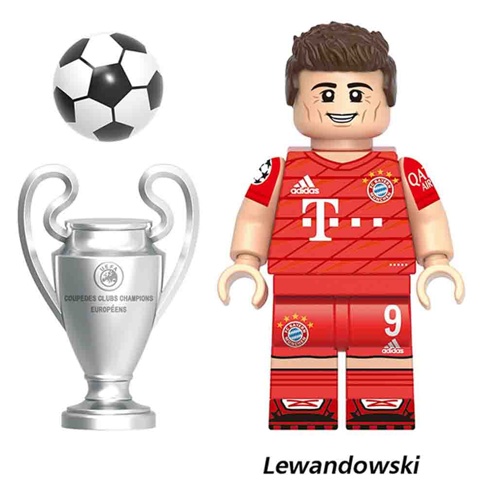 Robert Lewandowski Minifigure Sports Soccer Icons World Cup Football