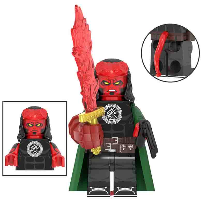 Hellboy Minifigure Building Toy