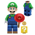 Luigi from Super Mario Brothers Universe Minifigure Building Toy