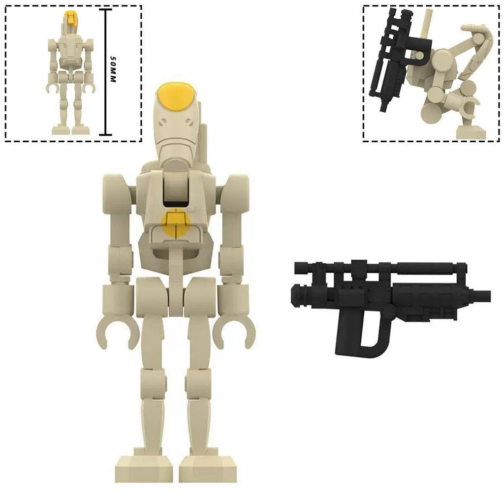 Star Wars Battle Droid Commander Clone Wars Minifigure with Updated Design