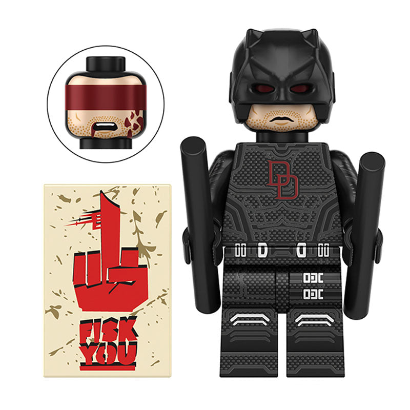 Daredevil Matt Murdock Defenders Lego Compatible Minifigure