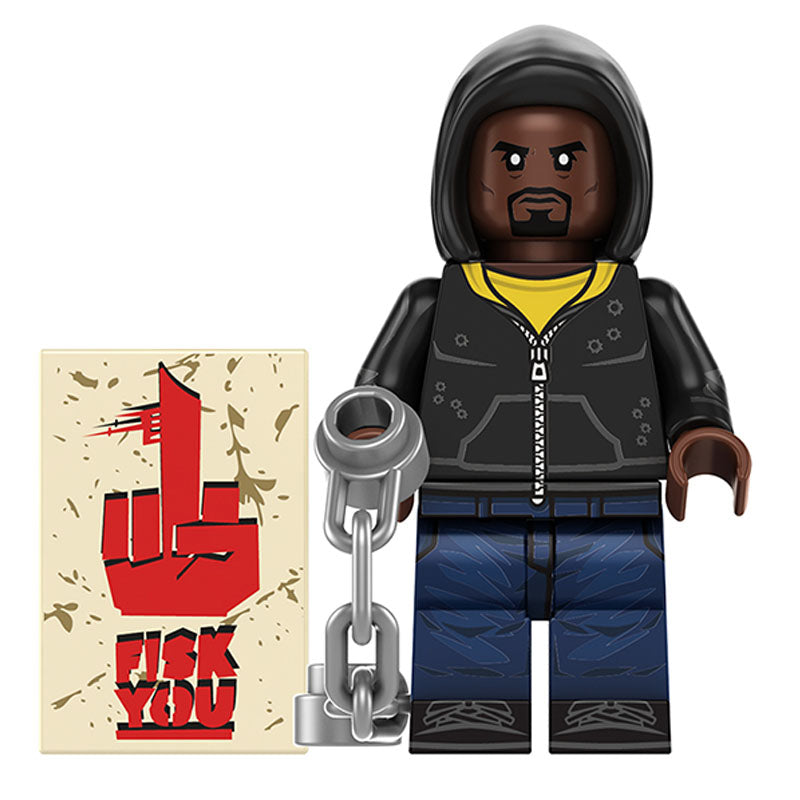 Luke Cage Defenders LEGO-Compatible Minifigure