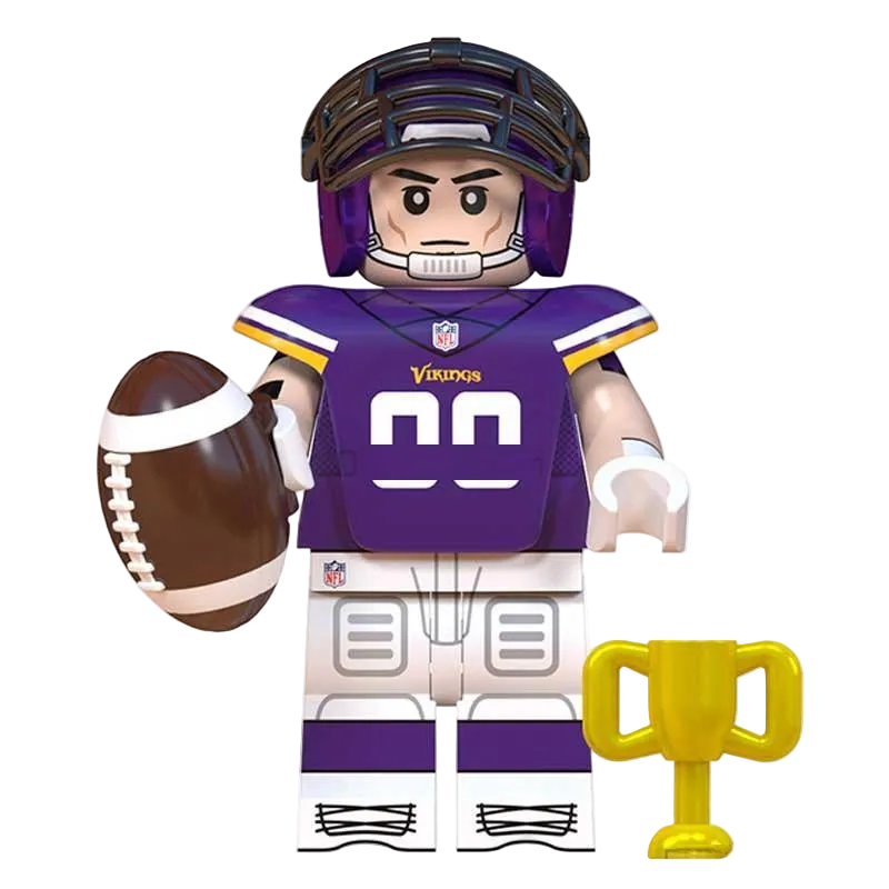 Minnesota Vikings NFL Football Teams Minifigure Toy