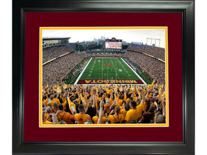 Framed Huntington Bank Stadium Minnesota Golden Gophers 11"x14" NCAA Football Photo Professionally Matted