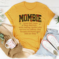 Mombie Noun Definition Tee