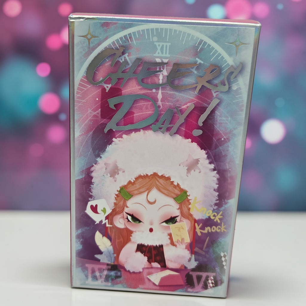 Momof2boyz Shop Dodo Nami Cheers Day collectible blind box figure packaging with whimsical character illustration