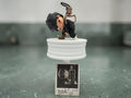Momof2boyz Shop Hirono Tamed Wildgrass Confirmed Fated figure with black hair and outfit, on white stand with a photo.