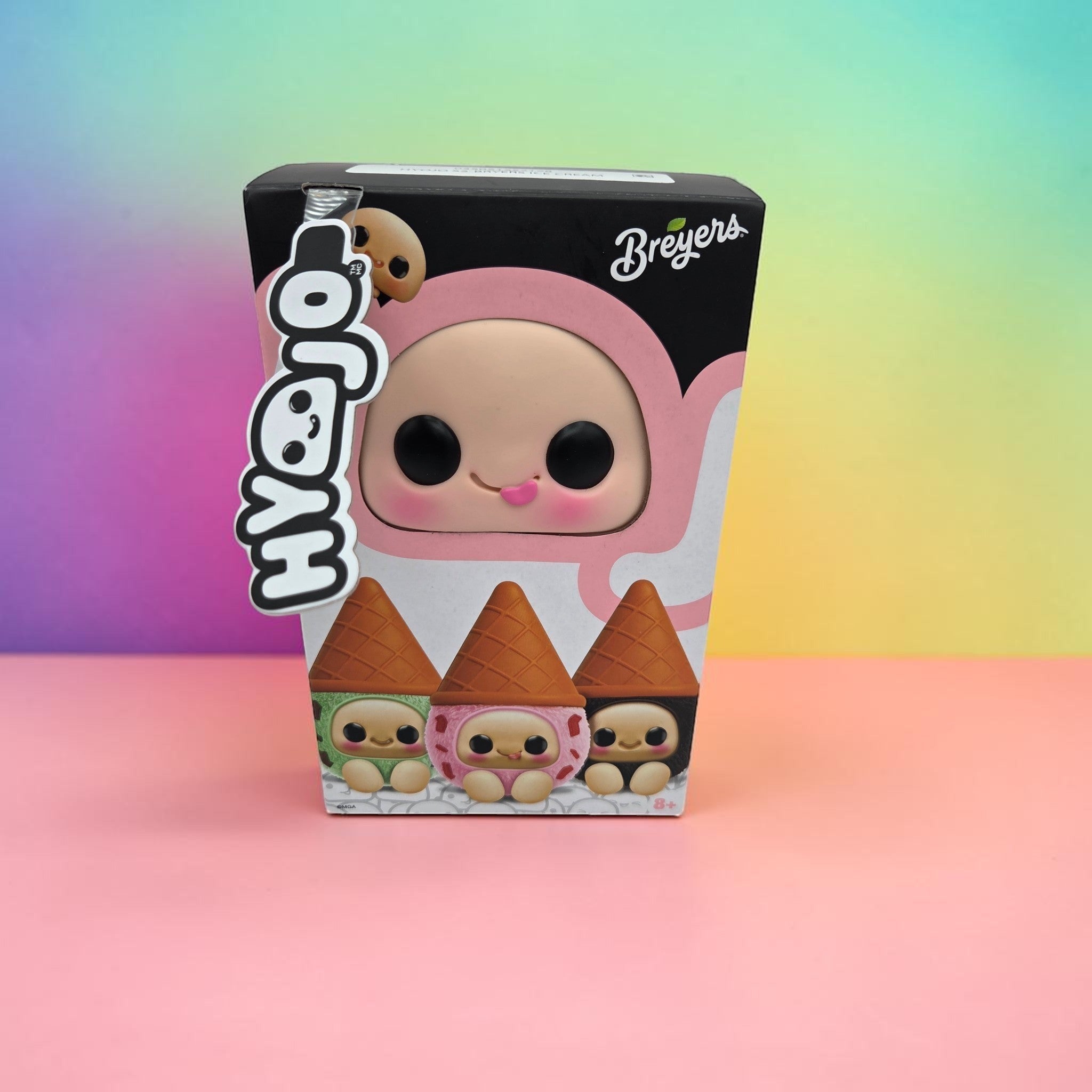 Momof2boyz Shop Hyejo Breyers ice cream collectible vinyl figure in its illustrated display box