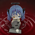 Momof2boyz Shop 52TOYS Lilith Nocturnal Shroud collectible figure with blue hair, bat wings, and a tombstone base.