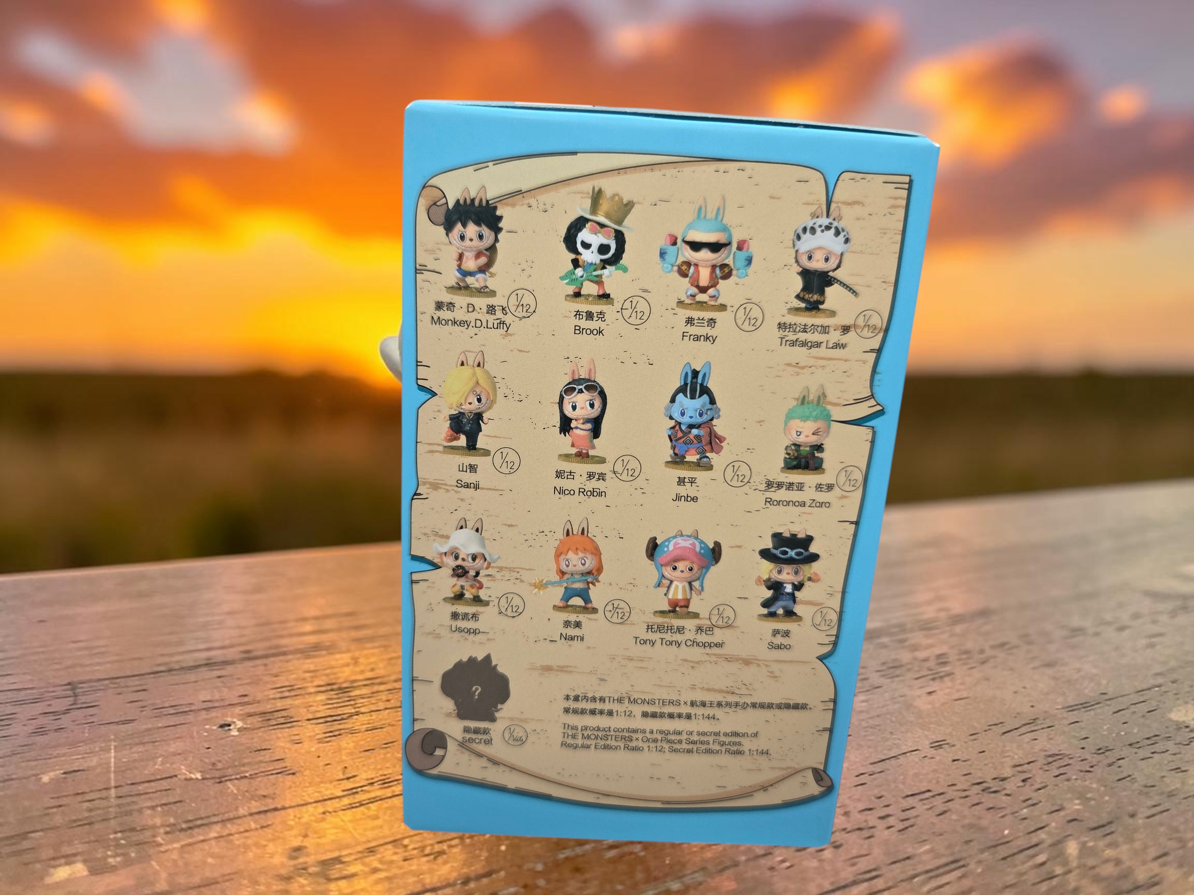 Momof2boyz Shop - The Monsters x One Piece Confirmed Usopp figure, detailed collectible with vibrant paint. Blind box style.