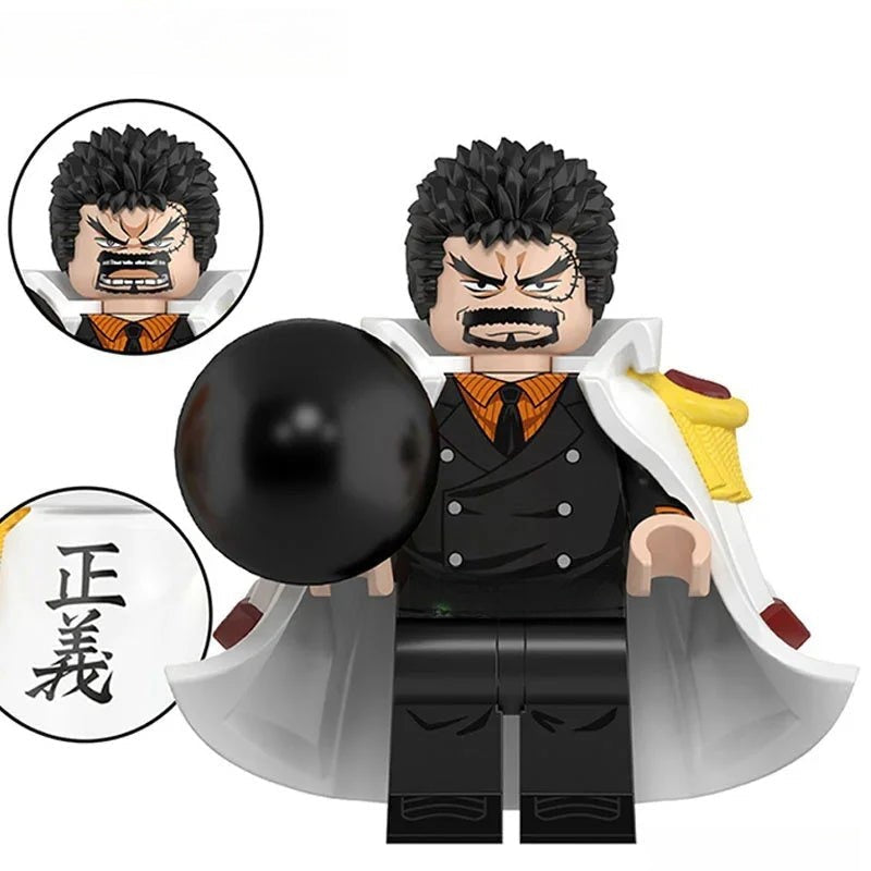 Monkey D garp from ONE PIECE Anime Minifigure Toy 2