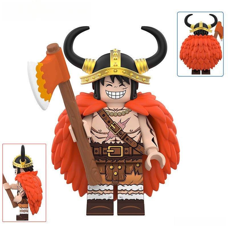 Monkey D Luffy from One Piece Lego Anime Minifigures Custom Toys 14