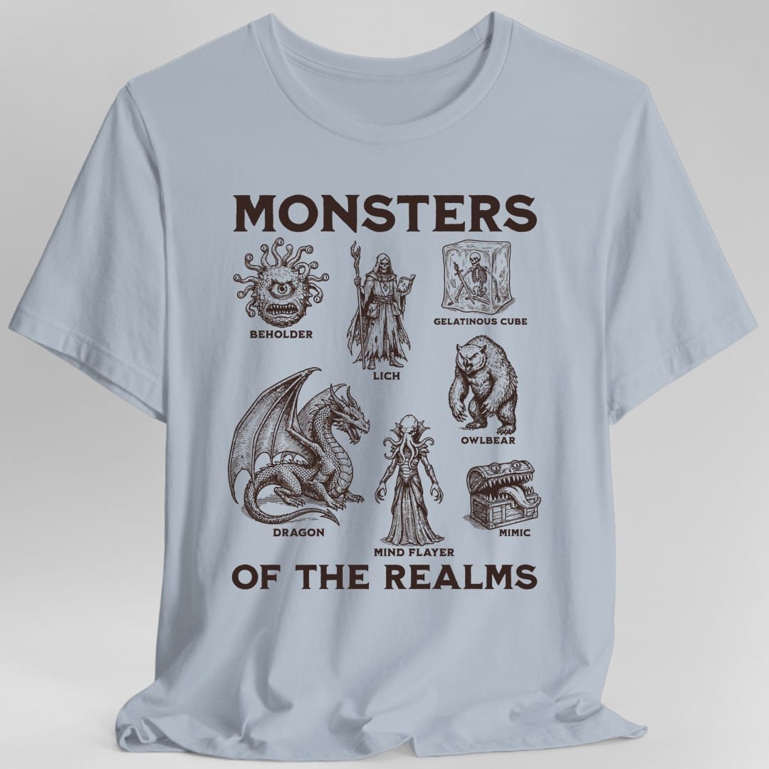 Monsters of the Realms D&D T-Shirt