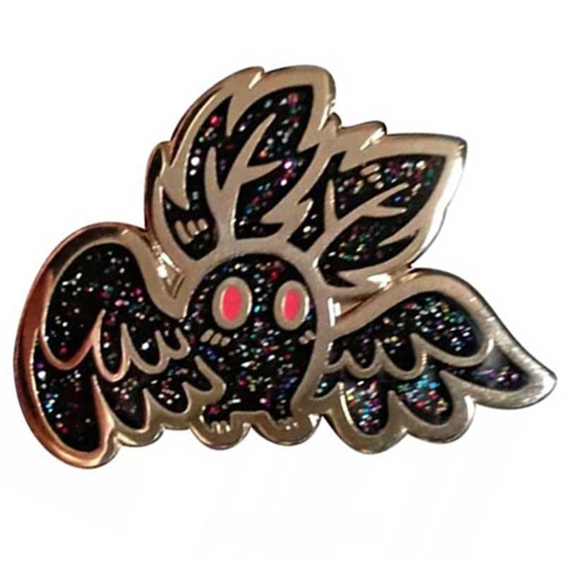 Moth Man Cute Cryptozoology Enamel Pins small, durable, high quality accessories