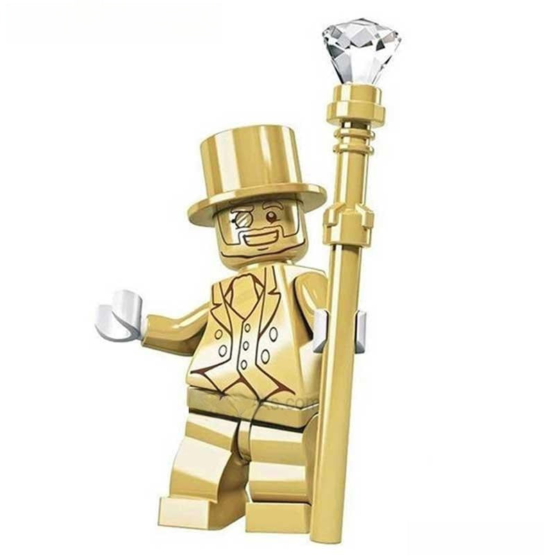 Mr Gold Minifigure Toy (rare)