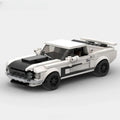 Mustang Boss 302 Classic Muscle Custom Lego Cars Minifigures Building Block Toys