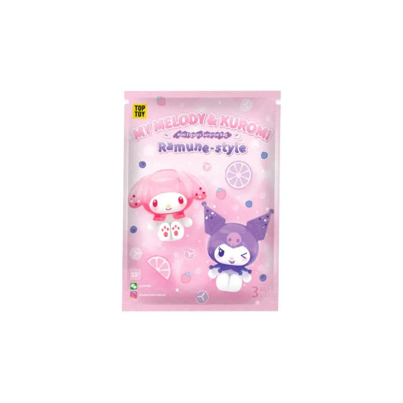MY MELODY & KUROMI Ramune-Style Mini Figures Surprise Blind Bag by Top Toy