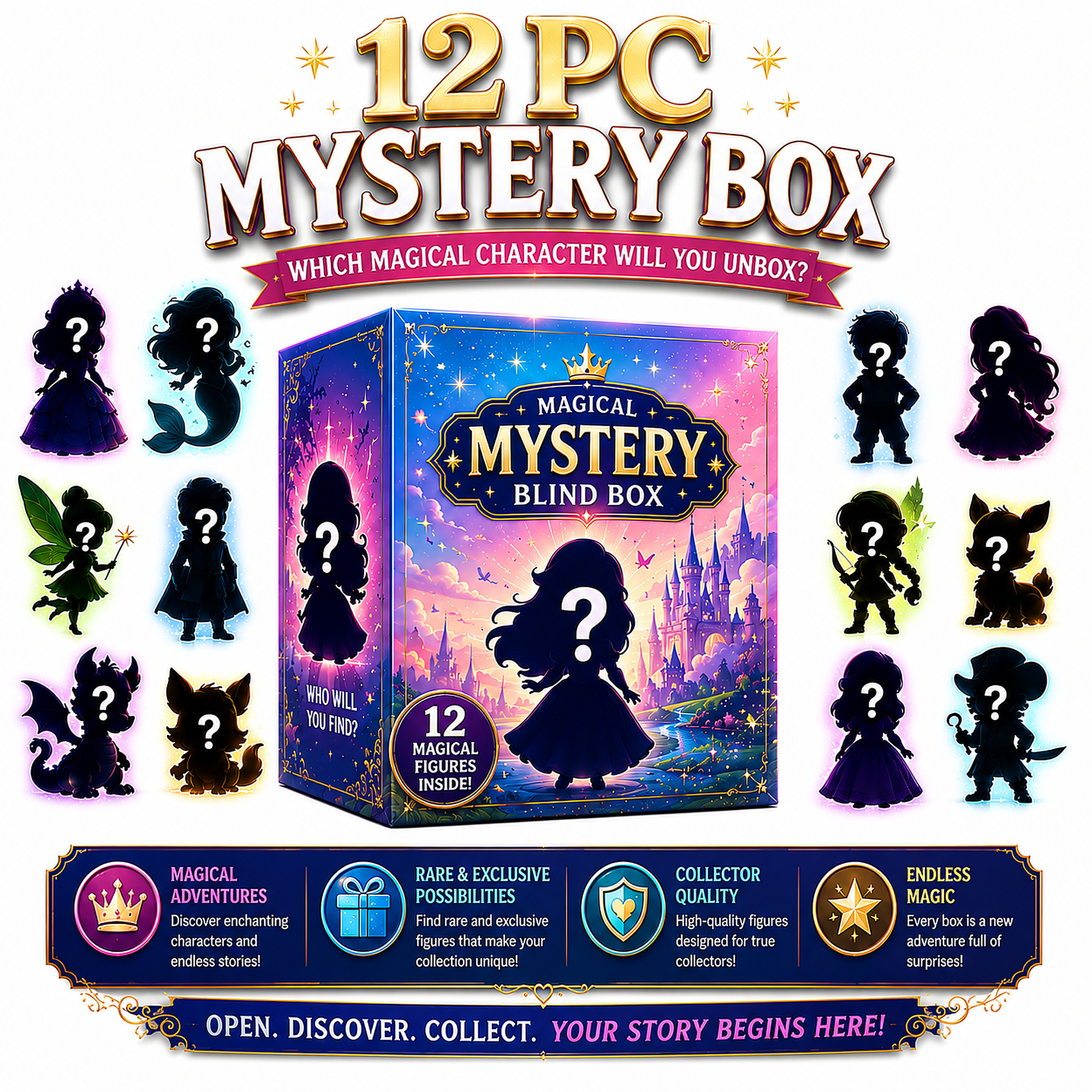 Funko Disney Mystery Blind Box Case | 12-Pack Funko Pops