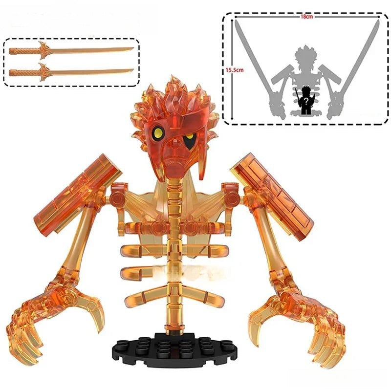 Naruto large Susanoo Itachi Big Lego Anime Minifigures Custom Toys 6