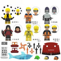 Anime Lego Minifigures: Naruto Custom Set (6 Pcs) - Collectible Uchiha Building Blocks S2