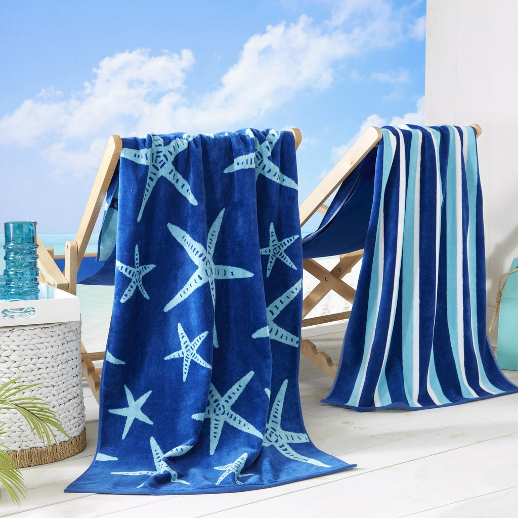Cotton Velour Beach Towel - Maui Collection
