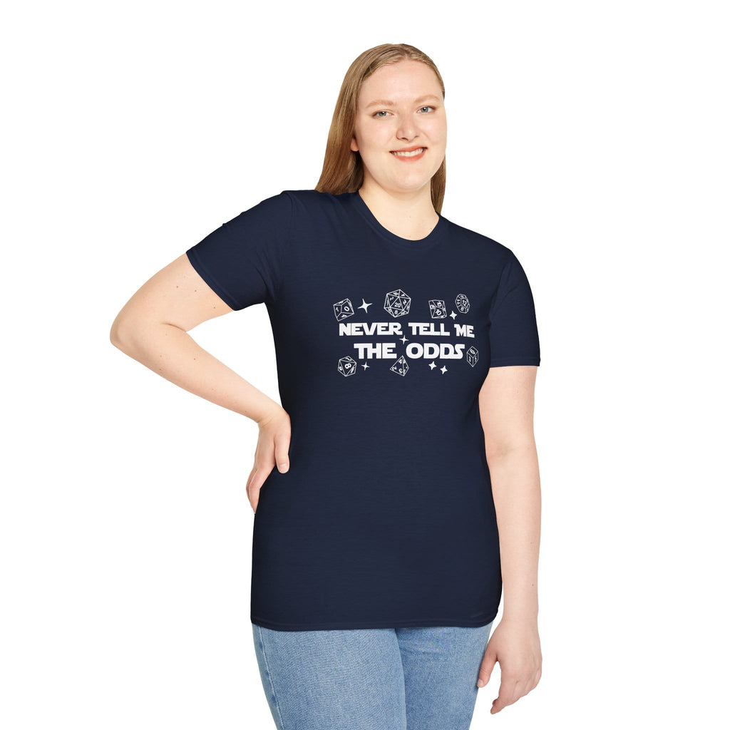 Never Tell Me The Odds D&D T-Shirt
