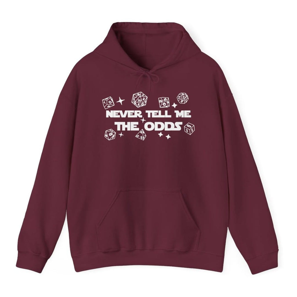 Never Tell Me The Odds D&D Hoodie