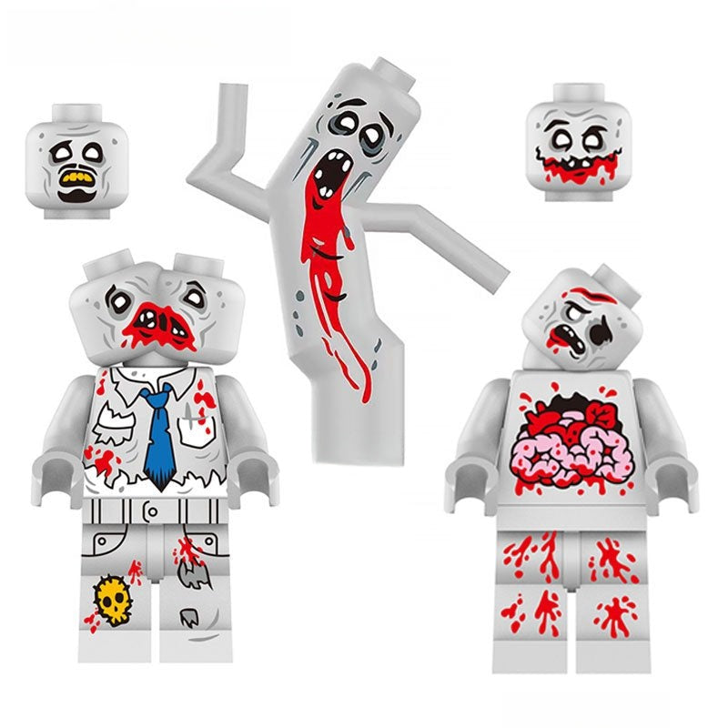 NEW ZOMBIE set of 3 Minifigure Toy