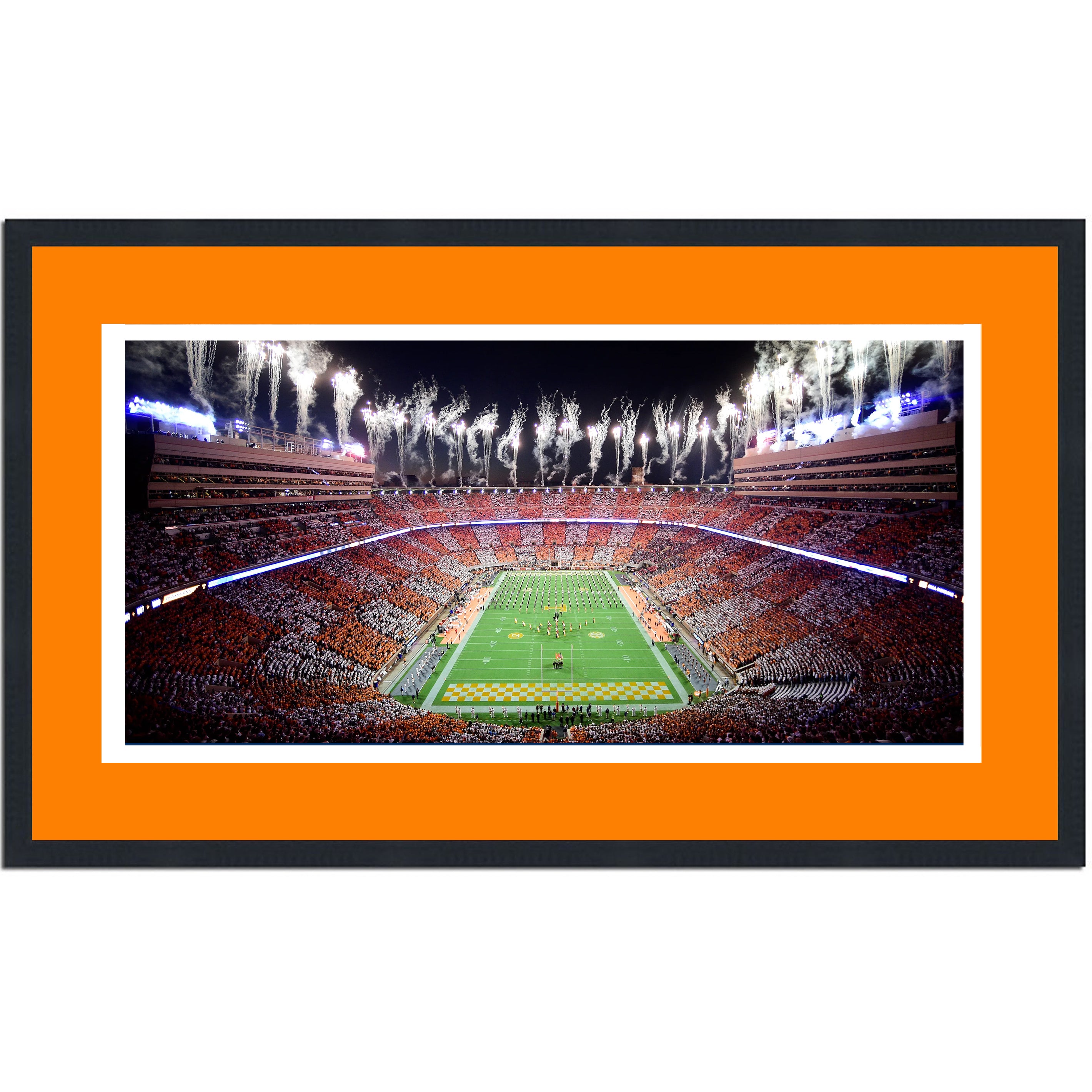 Framed Neyland Stadium Tennessee Volunteers 16x24 NCAA Football Photo Professionally Matted