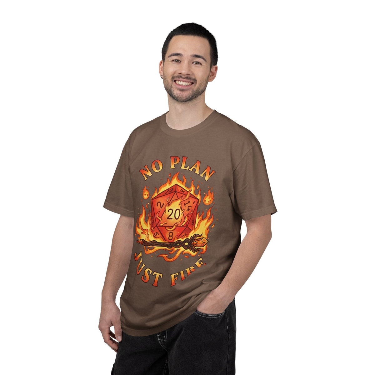 No Plan Just Fire T-Shirt - Comfort Colors