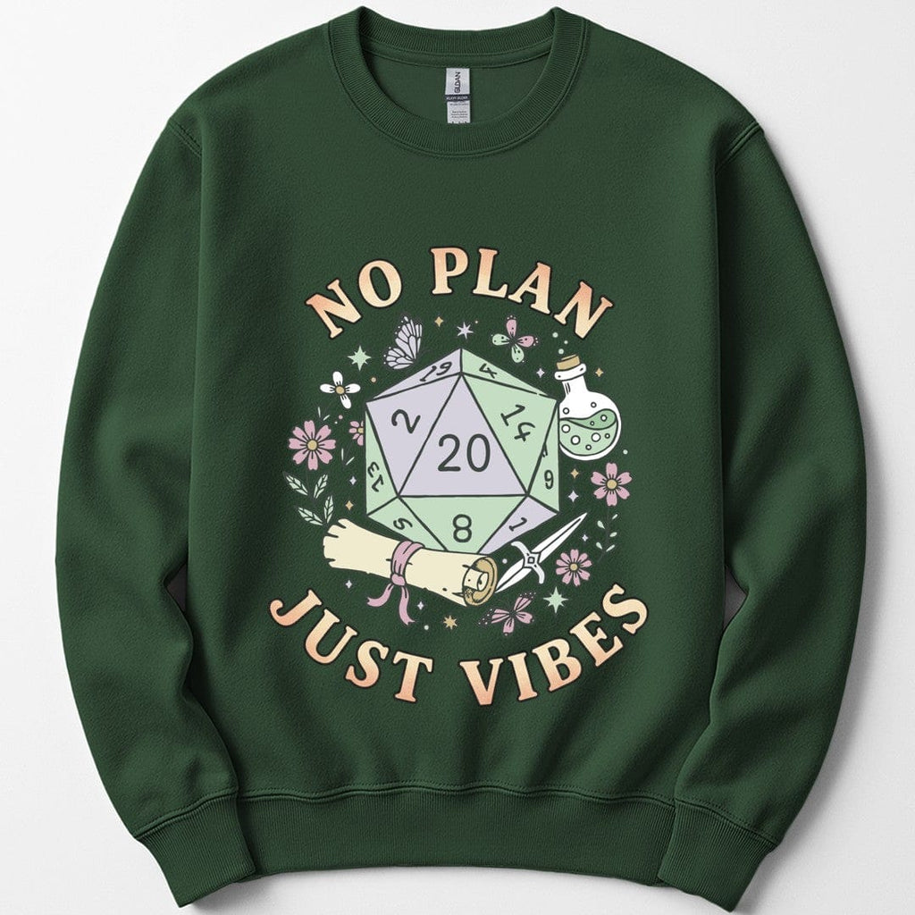 No Plan Just Vibes D&D Sweatshirt
