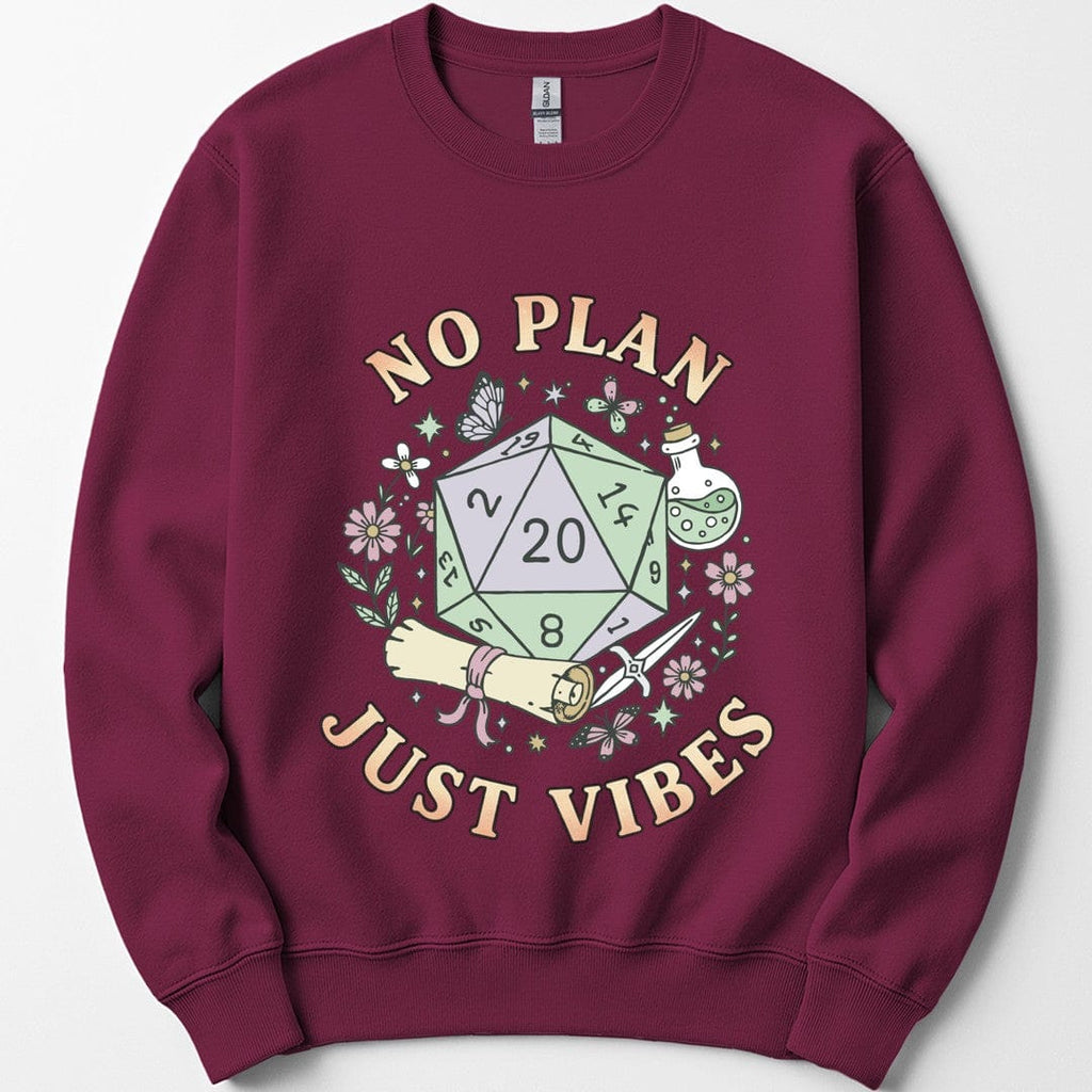 No Plan Just Vibes D&D Sweatshirt