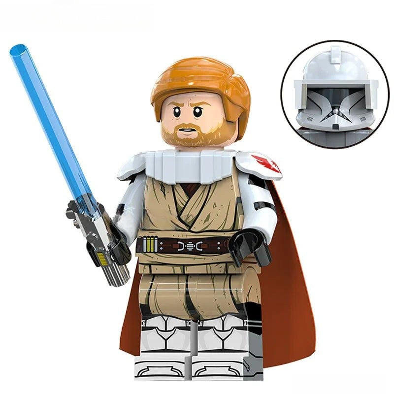 Obi Wan Kenobi Lego Star Wars Minifigures custom Toys New2