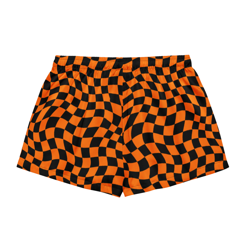 October Tiles Checkered Silky Pajama Shorts